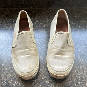 Frye distressed shoes